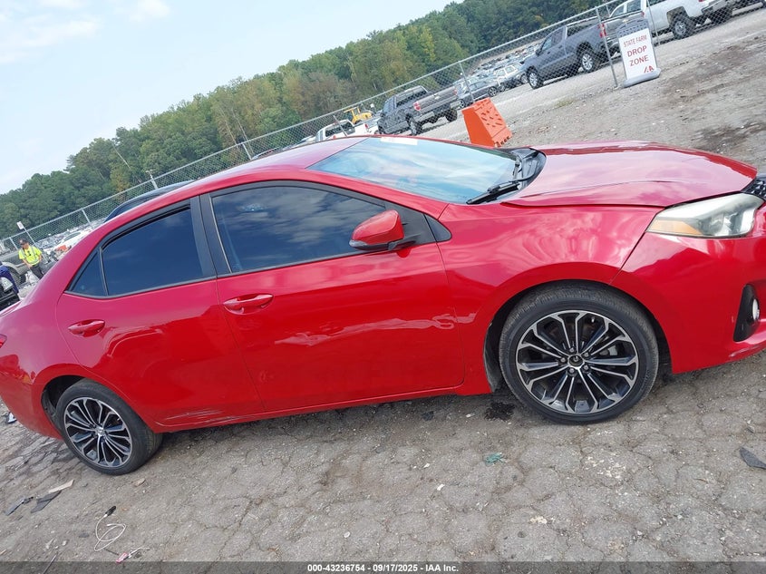 2014 Toyota Corolla S Plus VIN: 2T1BURHE9EC185681 Lot: 43236754