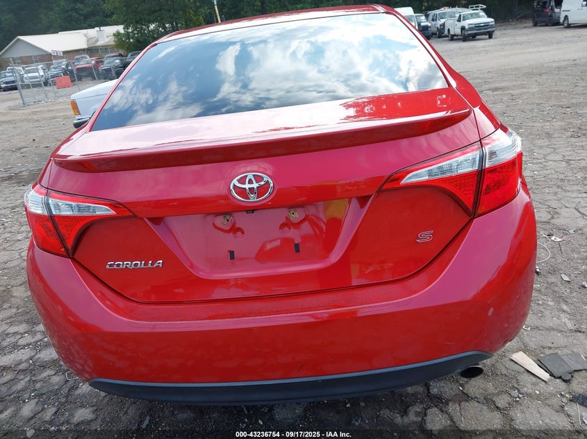 2014 Toyota Corolla S Plus VIN: 2T1BURHE9EC185681 Lot: 43236754