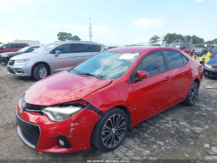 2014 Toyota Corolla S Plus VIN: 2T1BURHE9EC185681 Lot: 43236754
