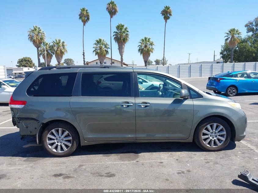 2011 Toyota Sienna Limited V6 VIN: 5TDYK3DC6BS133168 Lot: 43236811