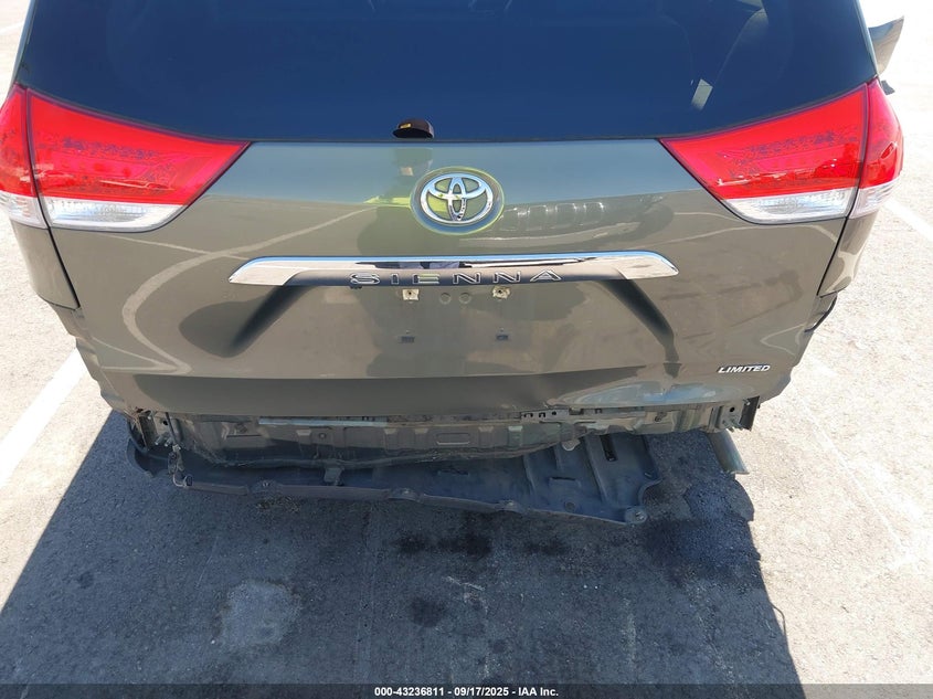 2011 Toyota Sienna Limited V6 VIN: 5TDYK3DC6BS133168 Lot: 43236811