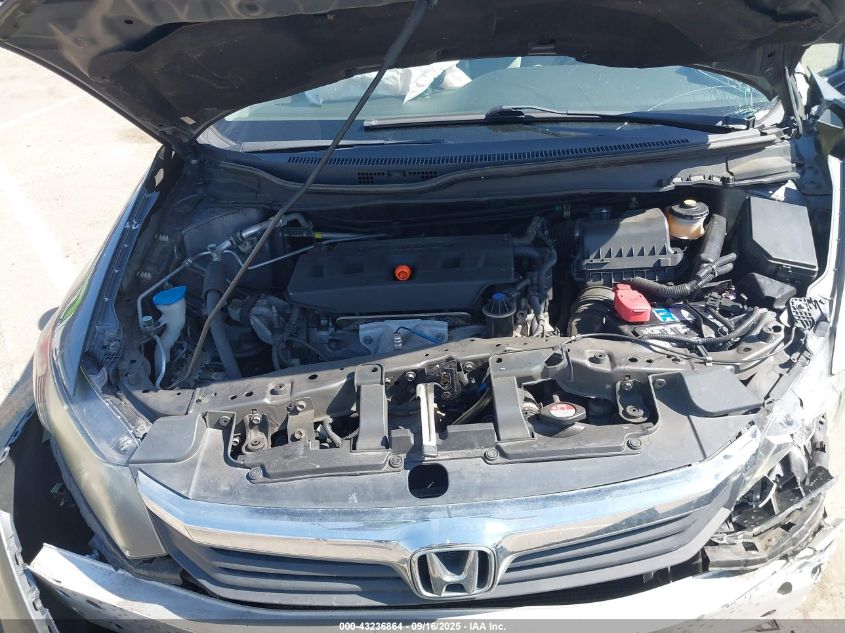 2012 Honda Civic Lx VIN: 19XFB2F51CE372137 Lot: 43236864