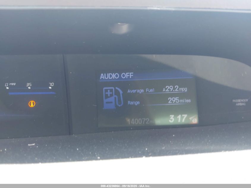 2012 Honda Civic Lx VIN: 19XFB2F51CE372137 Lot: 43236864