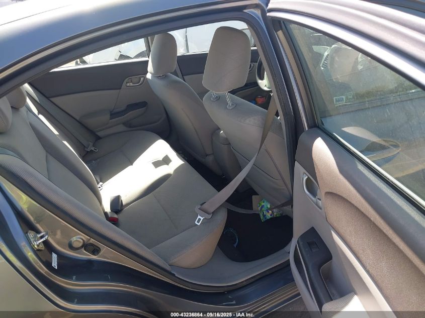 2012 Honda Civic Lx VIN: 19XFB2F51CE372137 Lot: 43236864