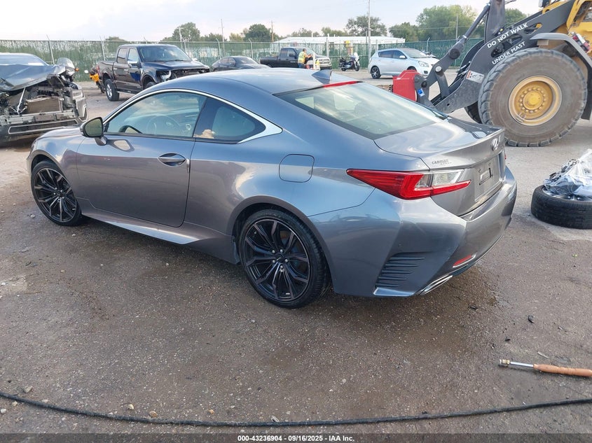 Vin: jthha5bc2g5000131, lot: 43731439, lexus rc 200t 20163