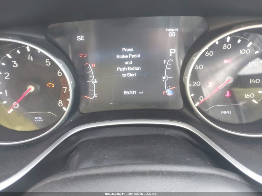 2018 Jeep Compass Latitude Fwd VIN: 3C4NJCBBXJT226652 Lot: 43236941