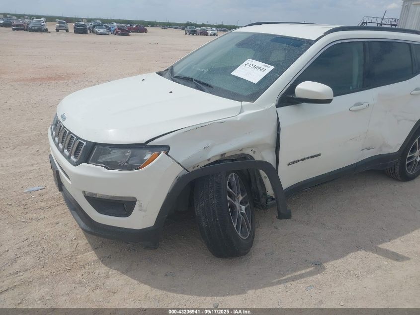 2018 Jeep Compass Latitude Fwd VIN: 3C4NJCBBXJT226652 Lot: 43236941