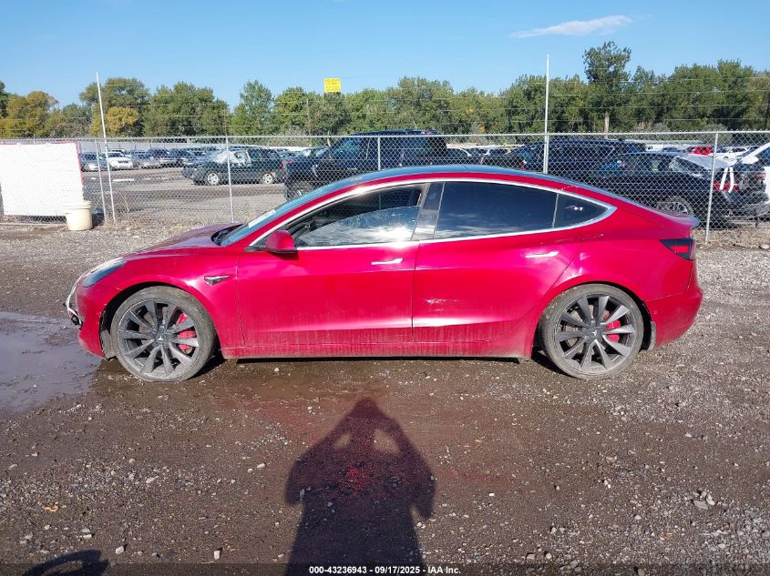 2020 Tesla Model 3 Performance Dual Motor All-Wheel Drive VIN: 5YJ3E1EC0LF641078 Lot: 43236943