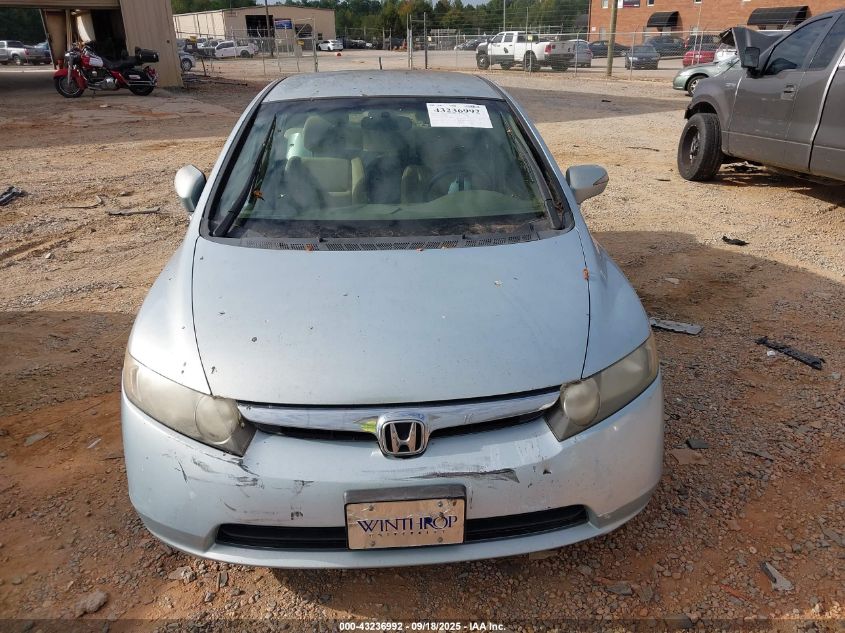 2007 Honda Civic Hybrid VIN: JHMFA362X7S000764 Lot: 43236992