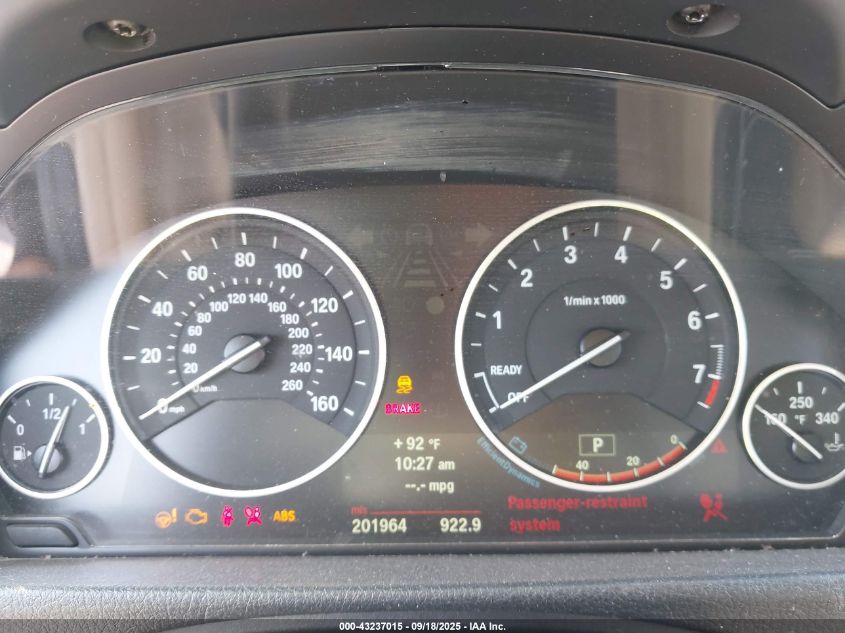 2013 BMW 328I VIN: WBA3A5C53DF351600 Lot: 43237015