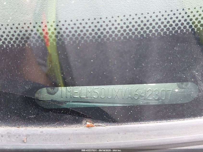 1997 Mercury Sable Gs VIN: 1MELM50UXVA642307 Lot: 43237031