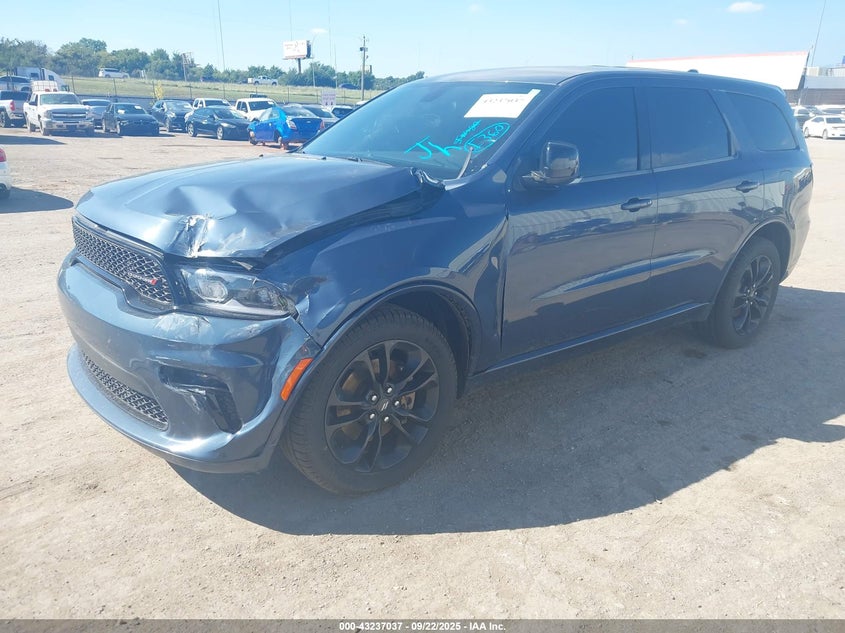 Vin: 1c4rdhag8mc598588, lot: 43731573, dodge durango sxt plus rwd 20212