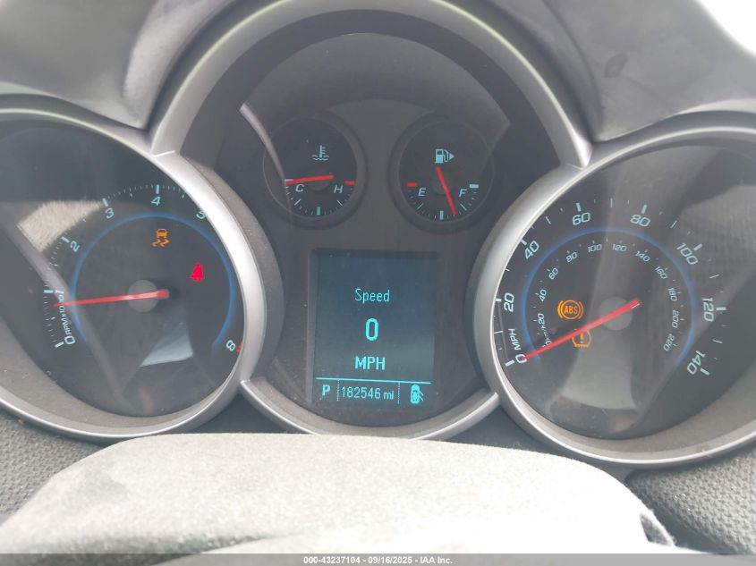 2012 Chevrolet Cruze 1Lt VIN: 1G1PF5SC2C7193760 Lot: 43237104