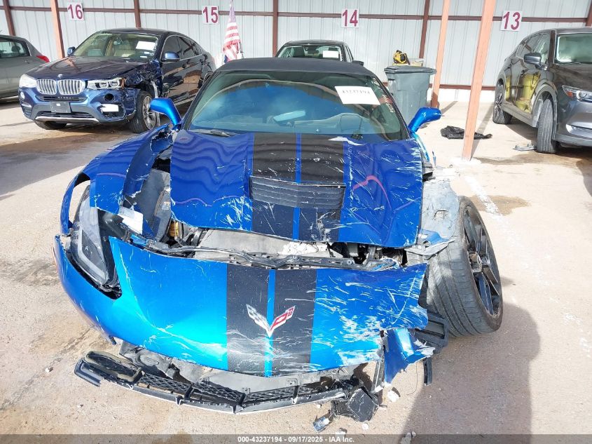 2015 Chevrolet Corvette Stingray Z51 VIN: 1G1YL3D75F5113174 Lot: 43237194