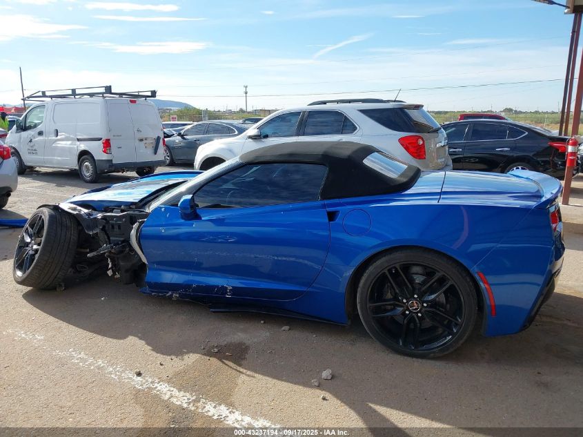 2015 Chevrolet Corvette Stingray Z51 VIN: 1G1YL3D75F5113174 Lot: 43237194