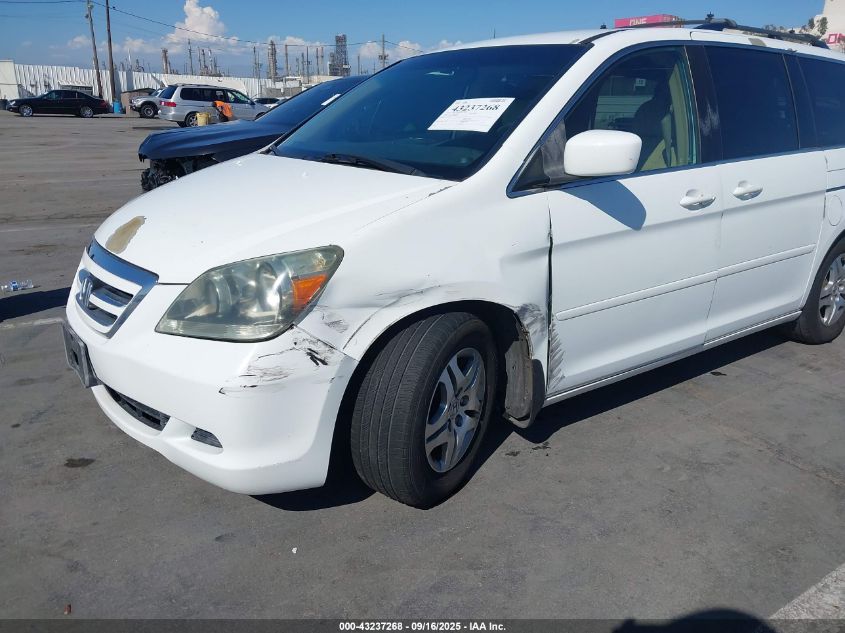 2005 Honda Odyssey Ex VIN: 5FNRL38465B062695 Lot: 43237268