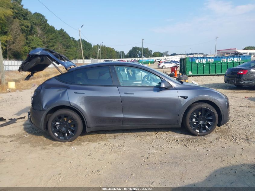 2023 Tesla Model Y Awd/Long Range Dual Motor All-Wheel Drive VIN: 7SAYGDEE4PA167984 Lot: 43237347