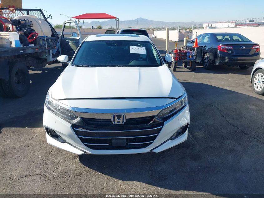 2022 Honda Accord Hybrid Ex-L VIN: 1HGCV3F59NA027168 Lot: 43237364