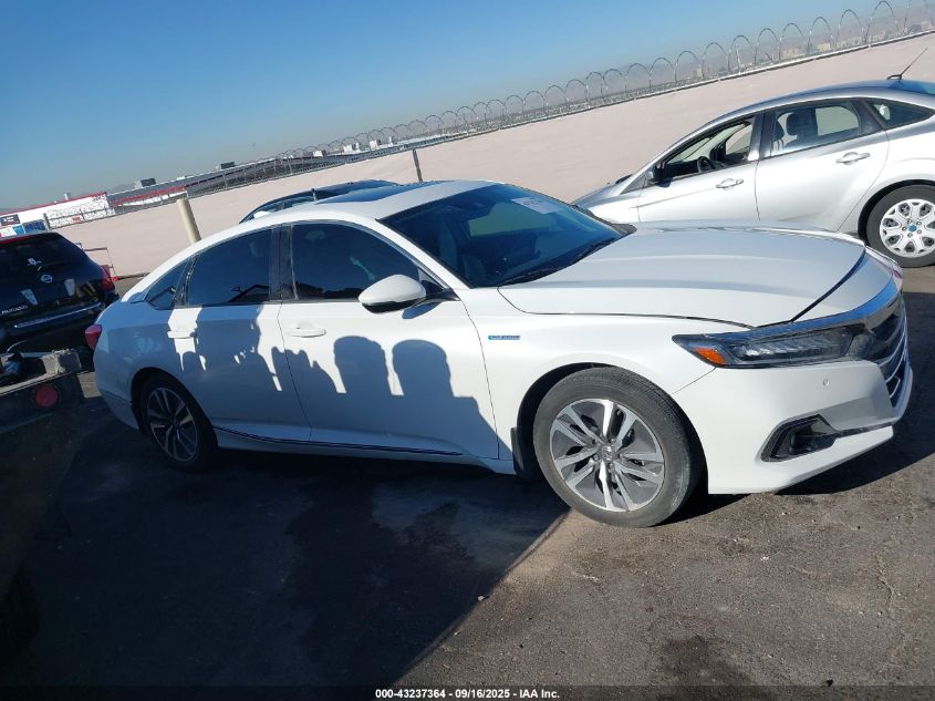 2022 Honda Accord Hybrid Ex-L VIN: 1HGCV3F59NA027168 Lot: 43237364