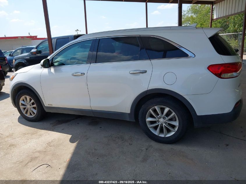 2016 Kia Sorento 2.4L Lx VIN: 5XYPGDA38GG059280 Lot: 43237423
