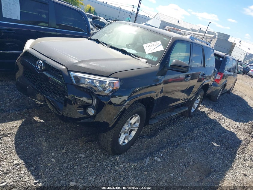 Vin: jtebu5jr0g5285833, lot: 43731971, toyota 4runner sr5 20162