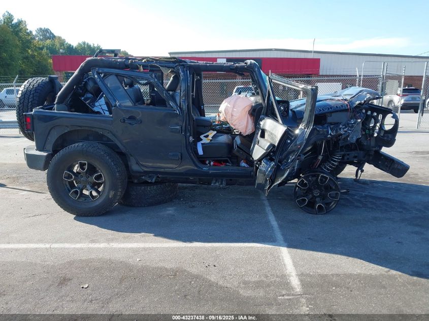 2017 Jeep Wrangler Unlimited Smoky Mountain 4X4 VIN: 1C4BJWEG3HL620303 Lot: 43237438