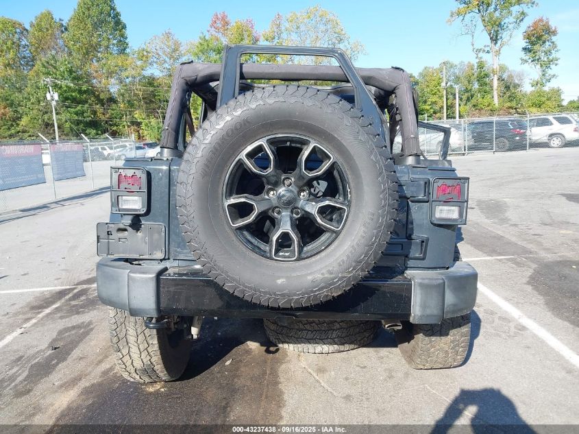 2017 Jeep Wrangler Unlimited Smoky Mountain 4X4 VIN: 1C4BJWEG3HL620303 Lot: 43237438