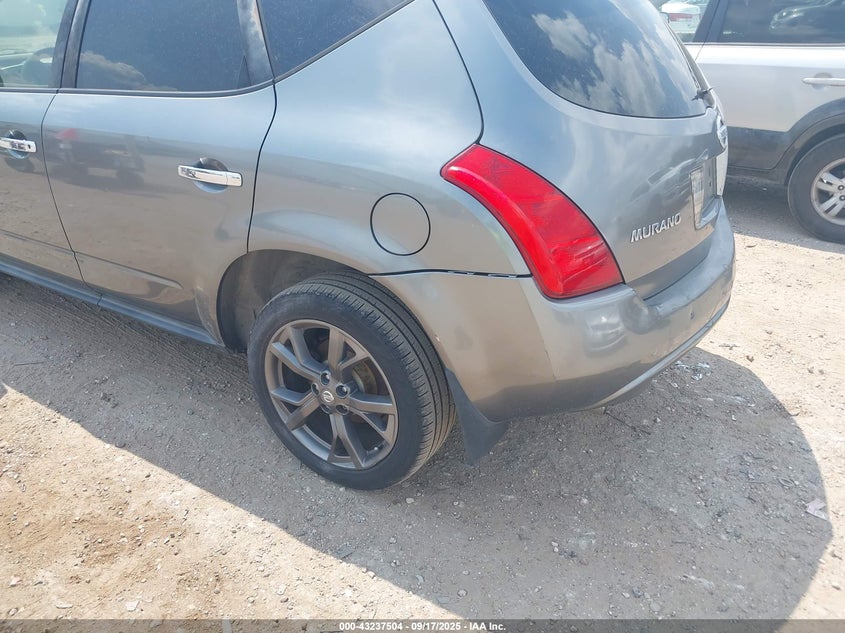 2005 Nissan Murano Sl VIN: JN8AZ08T45W305986 Lot: 43237504