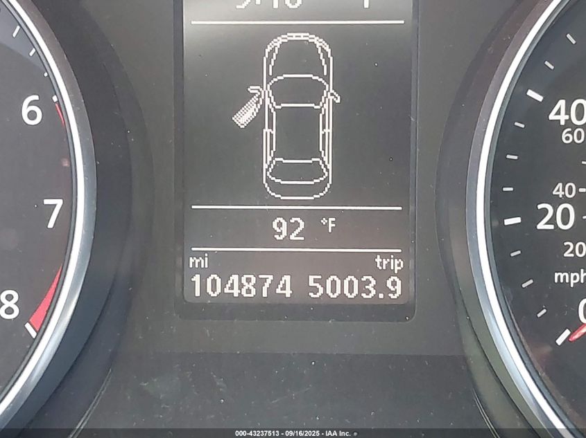 2016 Volkswagen Passat 1.8T S VIN: 1VWAT7A33GC060597 Lot: 43237513