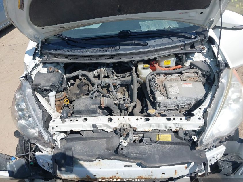 2012 Toyota Prius C Two VIN: JTDKDTB31C1017135 Lot: 43237520