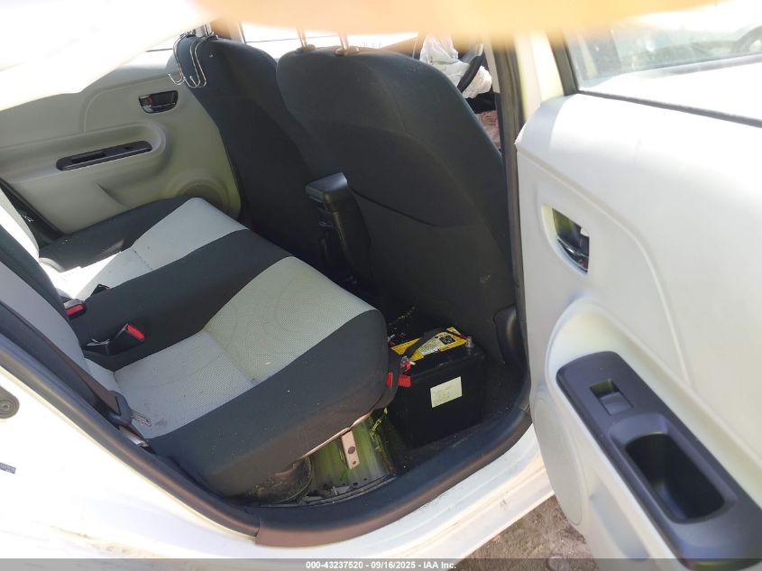 2012 Toyota Prius C Two VIN: JTDKDTB31C1017135 Lot: 43237520