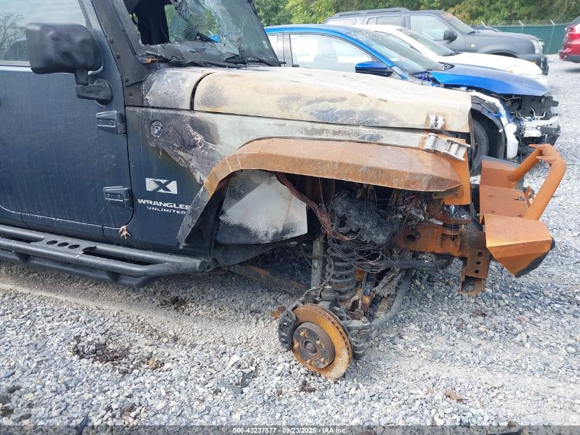 2008 Jeep Wrangler Unlimited X VIN: 1J4GA39148L595125 Lot: 43237577