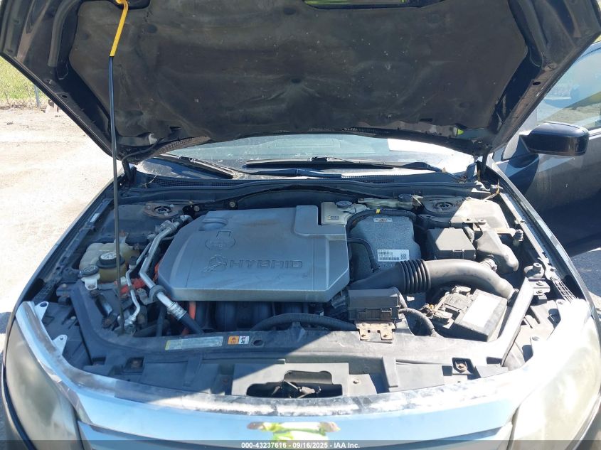 2010 Ford Fusion Hybrid VIN: 3FADP0L33AR137184 Lot: 43237616