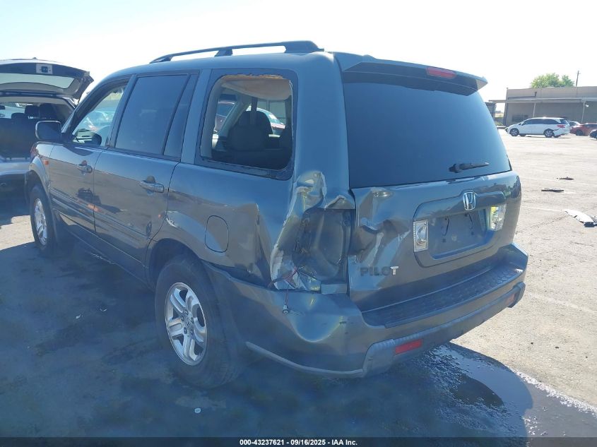 2008 Honda Pilot Vp VIN: 5FNYF28218B009869 Lot: 43237621