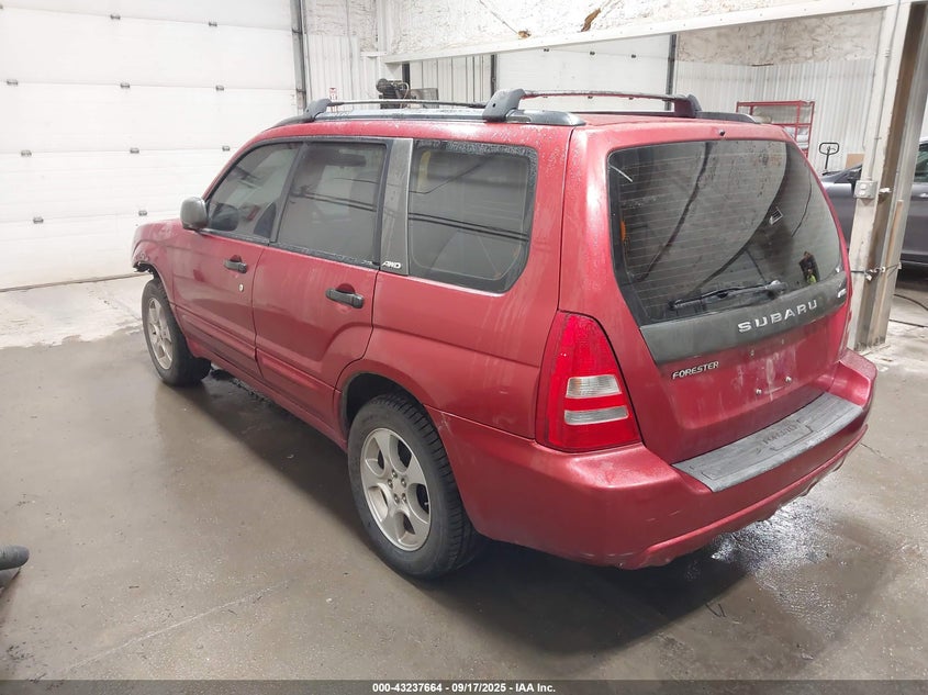 2003 Subaru Forester Xs red other gasoline JF1SG656X3H745841 photo #4