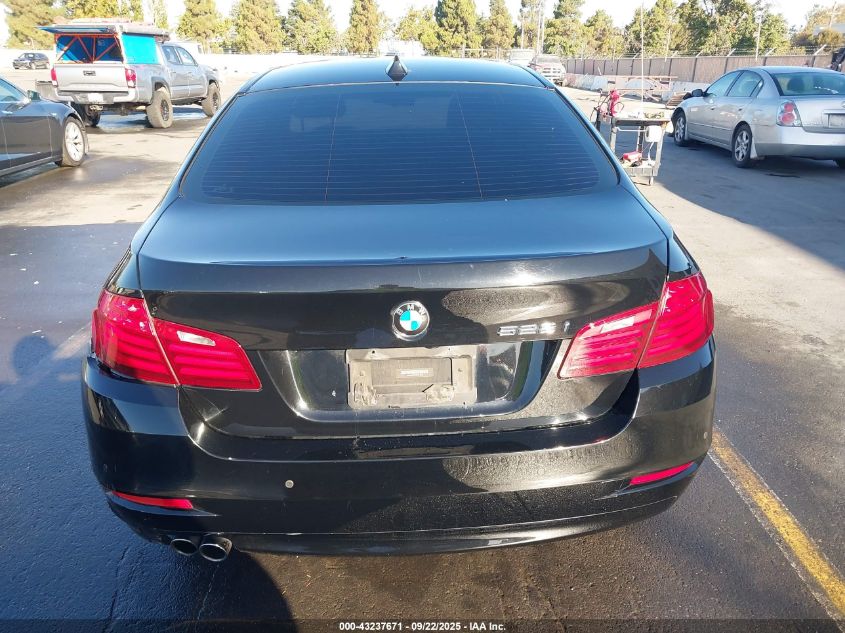 2015 BMW 528I VIN: WBA5A5C51FD514249 Lot: 43237671