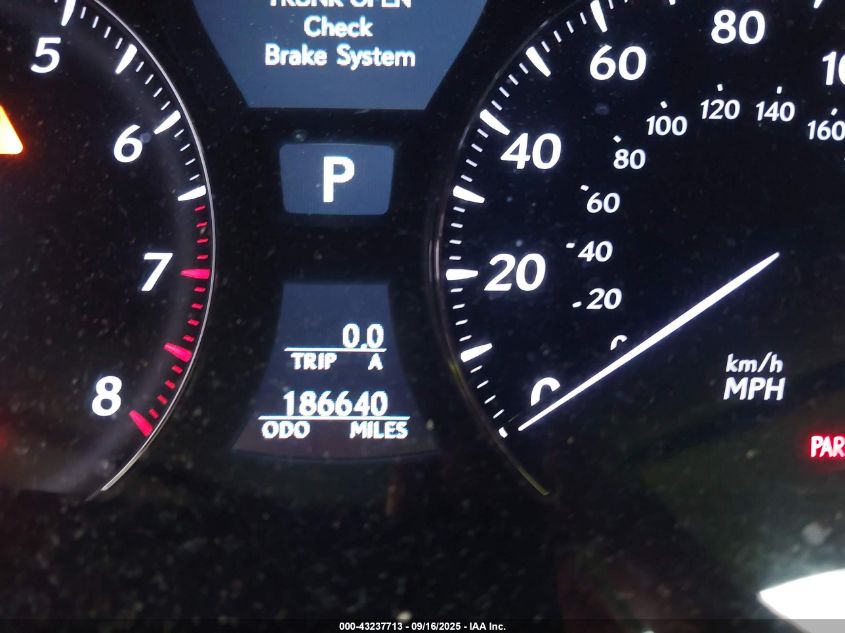 2008 Lexus Ls 460 VIN: JTHBL46F585074840 Lot: 43237713