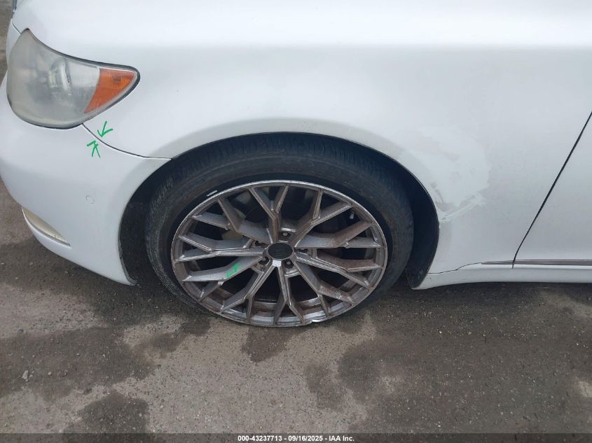 2008 Lexus Ls 460 VIN: JTHBL46F585074840 Lot: 43237713