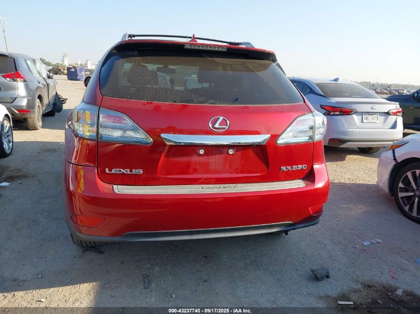 2010 Lexus Rx 350 VIN: JTJZK1BA9A2405130 Lot: 43237740