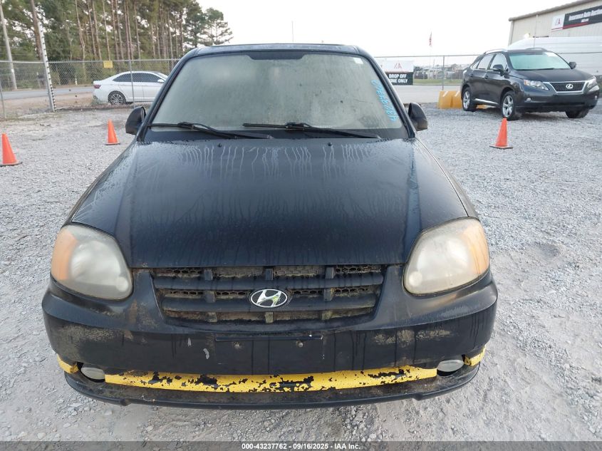 2004 Hyundai Accent VIN: KMHCF35C94U289597 Lot: 43237762
