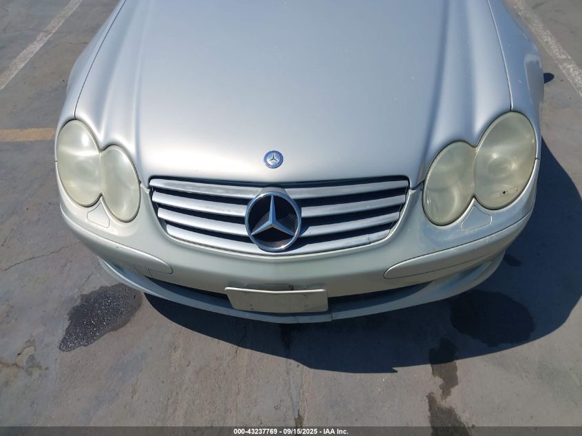 2003 Mercedes-Benz Sl 500 VIN: WDBSK75F63F009696 Lot: 43237769