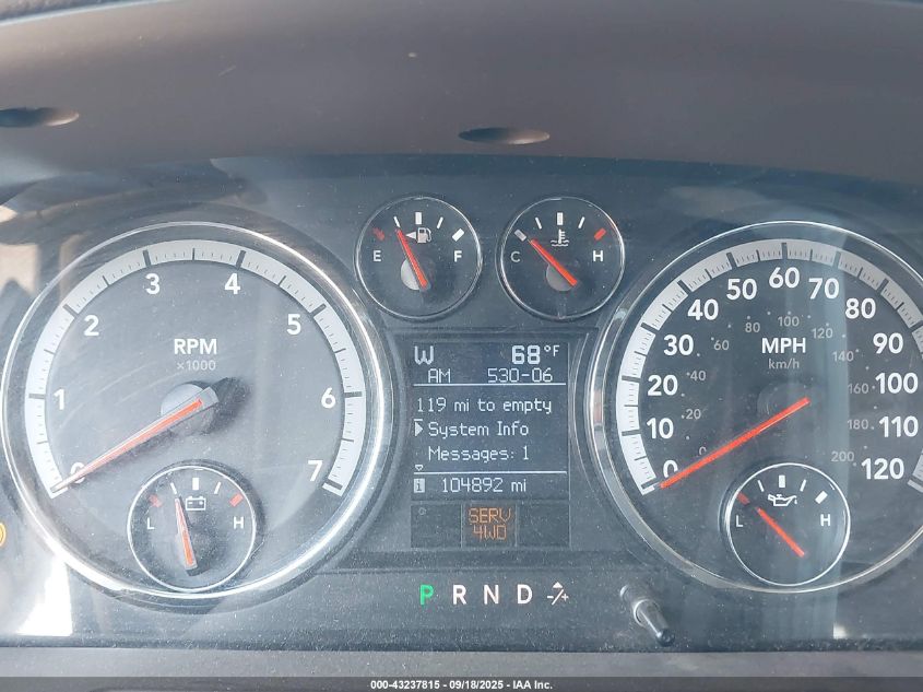 2009 Dodge Ram 1500 Laramie VIN: 1D3HV13T89S735642 Lot: 43237815