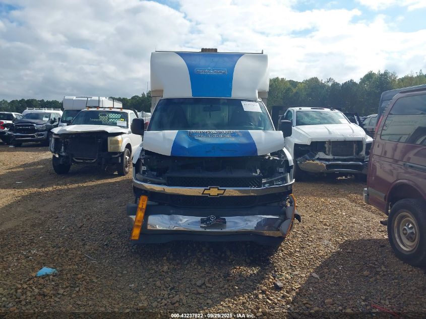 2019 Chevrolet Express Cutaway Work Van VIN: 1GB0GRFG0K1280198 Lot: 43237822