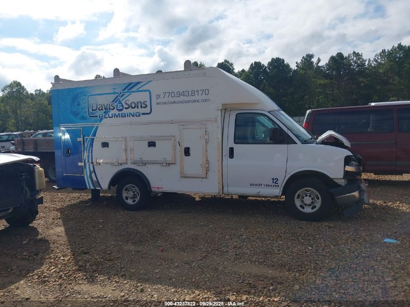 2019 Chevrolet Express Cutaway Work Van VIN: 1GB0GRFG0K1280198 Lot: 43237822