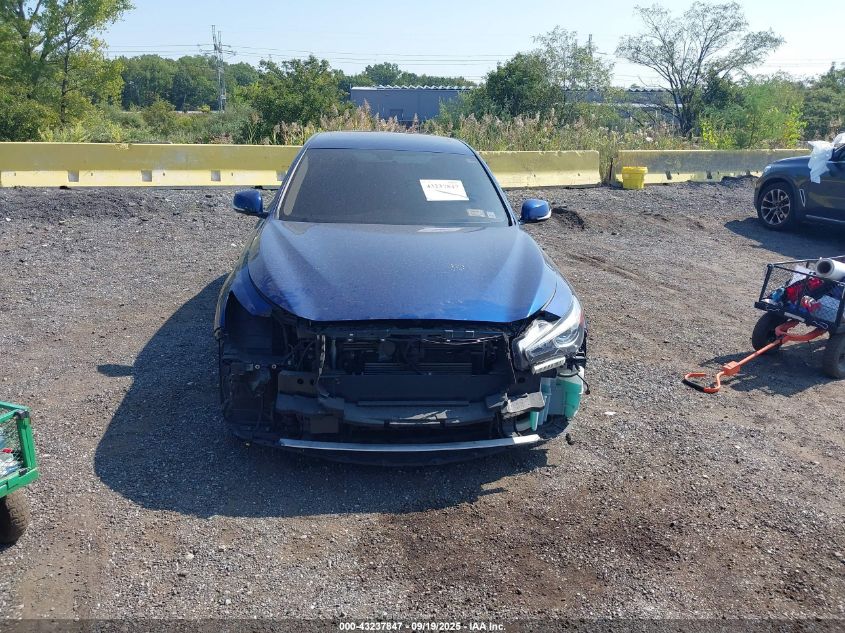 2019 Infiniti Q50 Luxe/Sport/Signature Edition VIN: JN1EV7AR3KM592005 Lot: 43237847