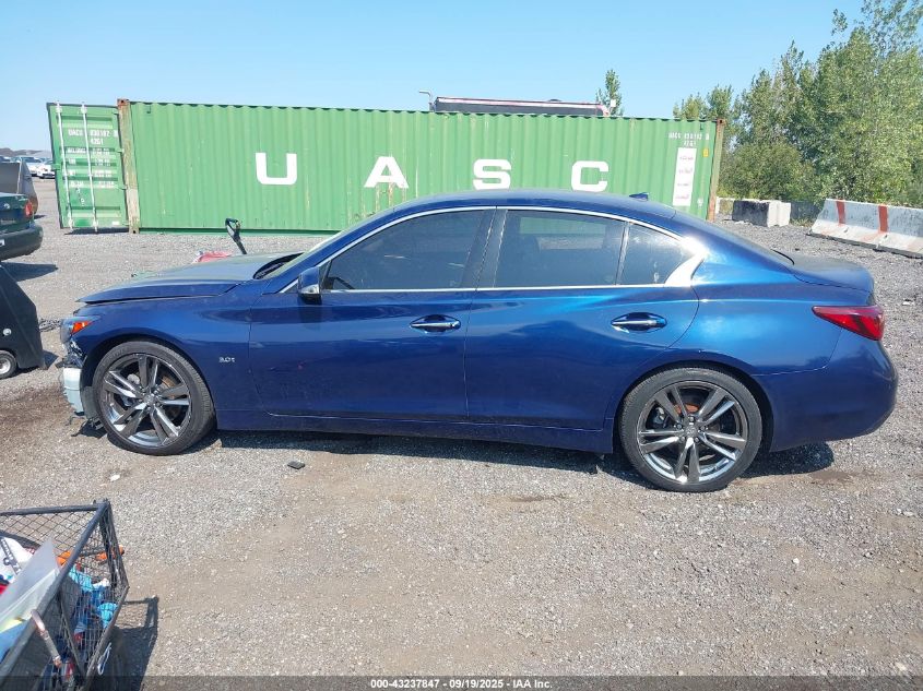 2019 Infiniti Q50 Luxe/Sport/Signature Edition VIN: JN1EV7AR3KM592005 Lot: 43237847