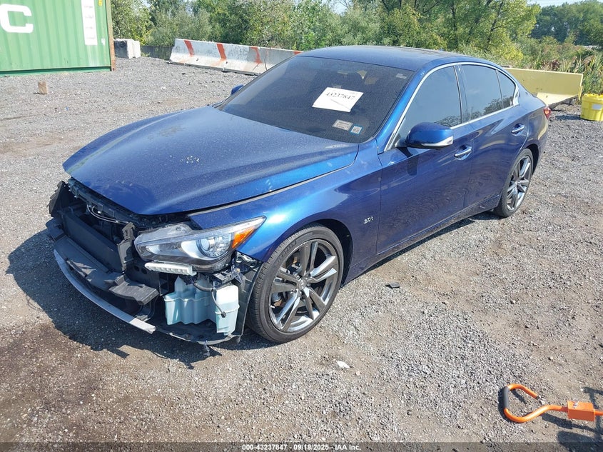 VIN JN1EV7AR3KM592005 2019 INFINITI Q50 3.0T SIGNATURE EDITION