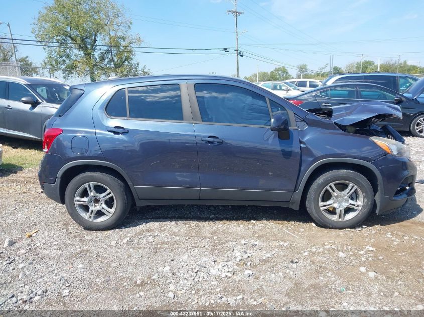2018 Chevrolet Trax Ls VIN: 3GNCJKSBXJL147801 Lot: 43237951