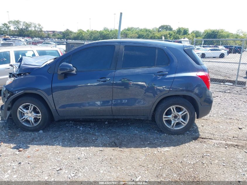 2018 Chevrolet Trax Ls VIN: 3GNCJKSBXJL147801 Lot: 43237951