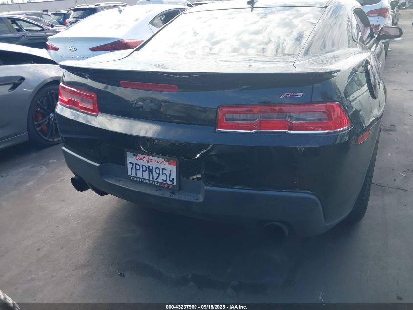 2015 Chevrolet Camaro Lt VIN: 2G1FF1E38F9306811 Lot: 43237960